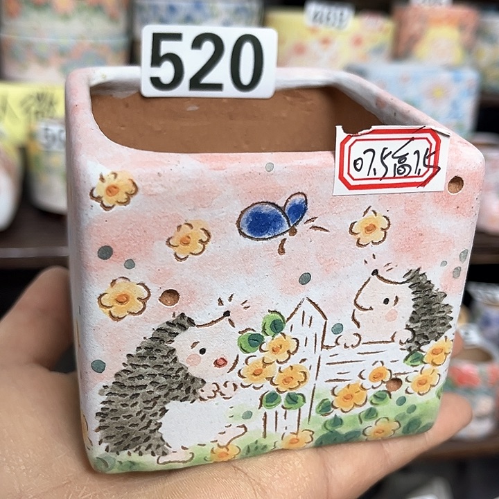 红陶手工多肉植物花盆