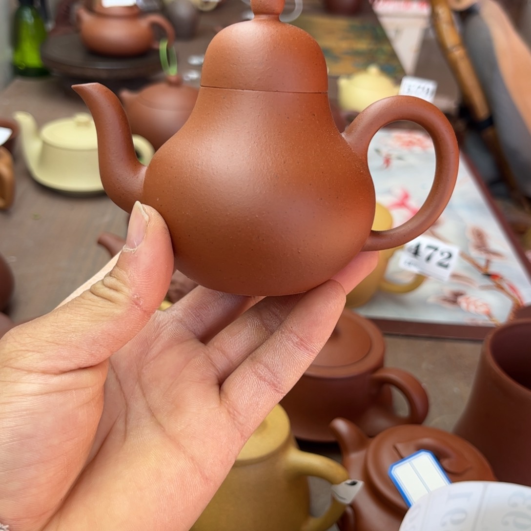 紫砂茶壶小红泥思婷170左右