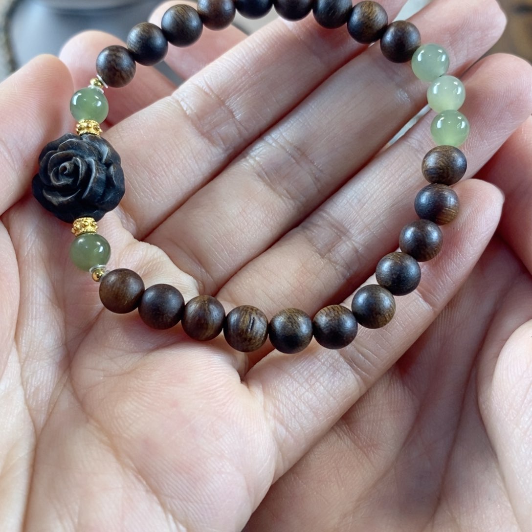 沉香手串达拉干卡6mm单圈