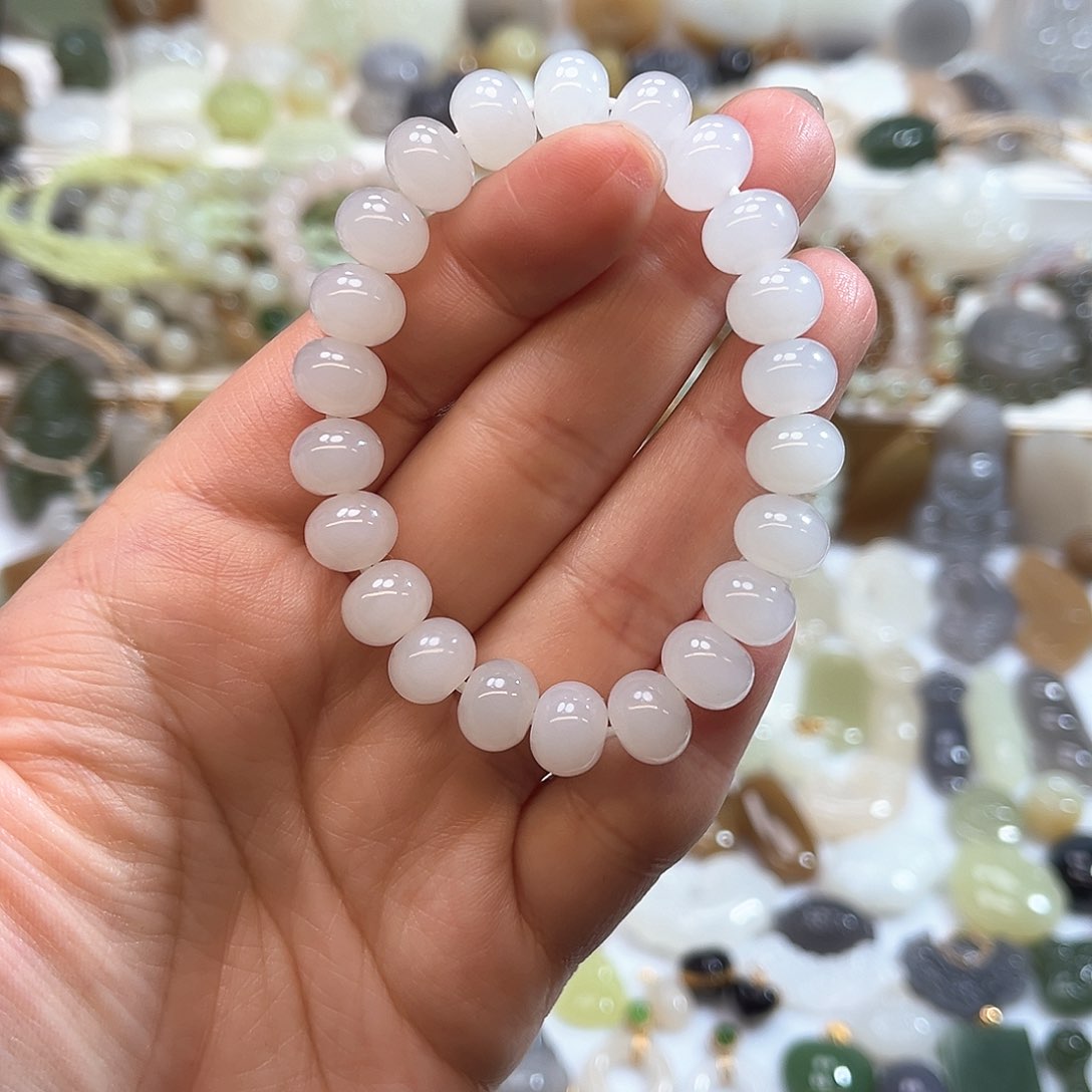 和田玉手串未镶嵌