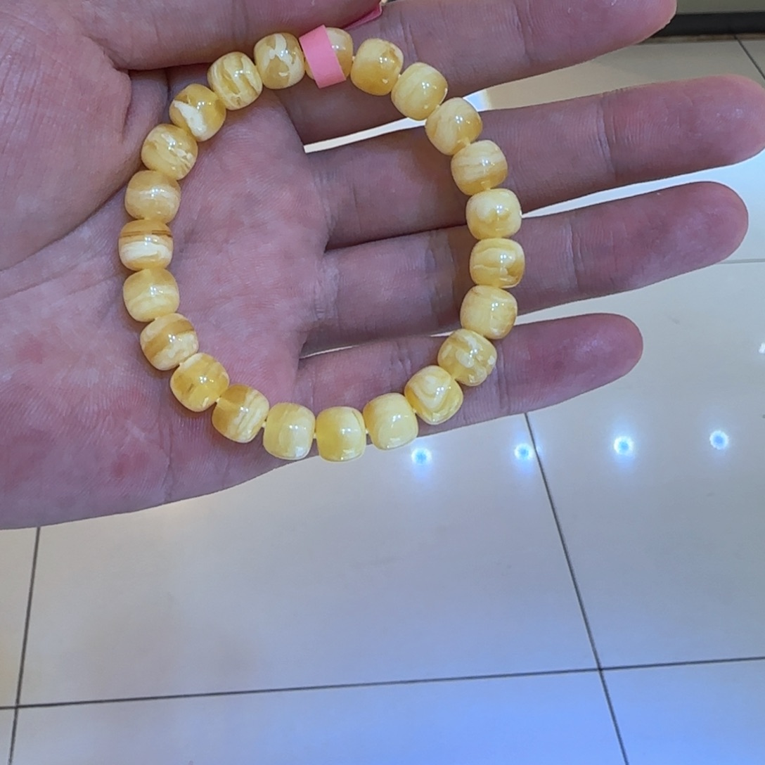 手链琥珀未镶嵌蜜蜡