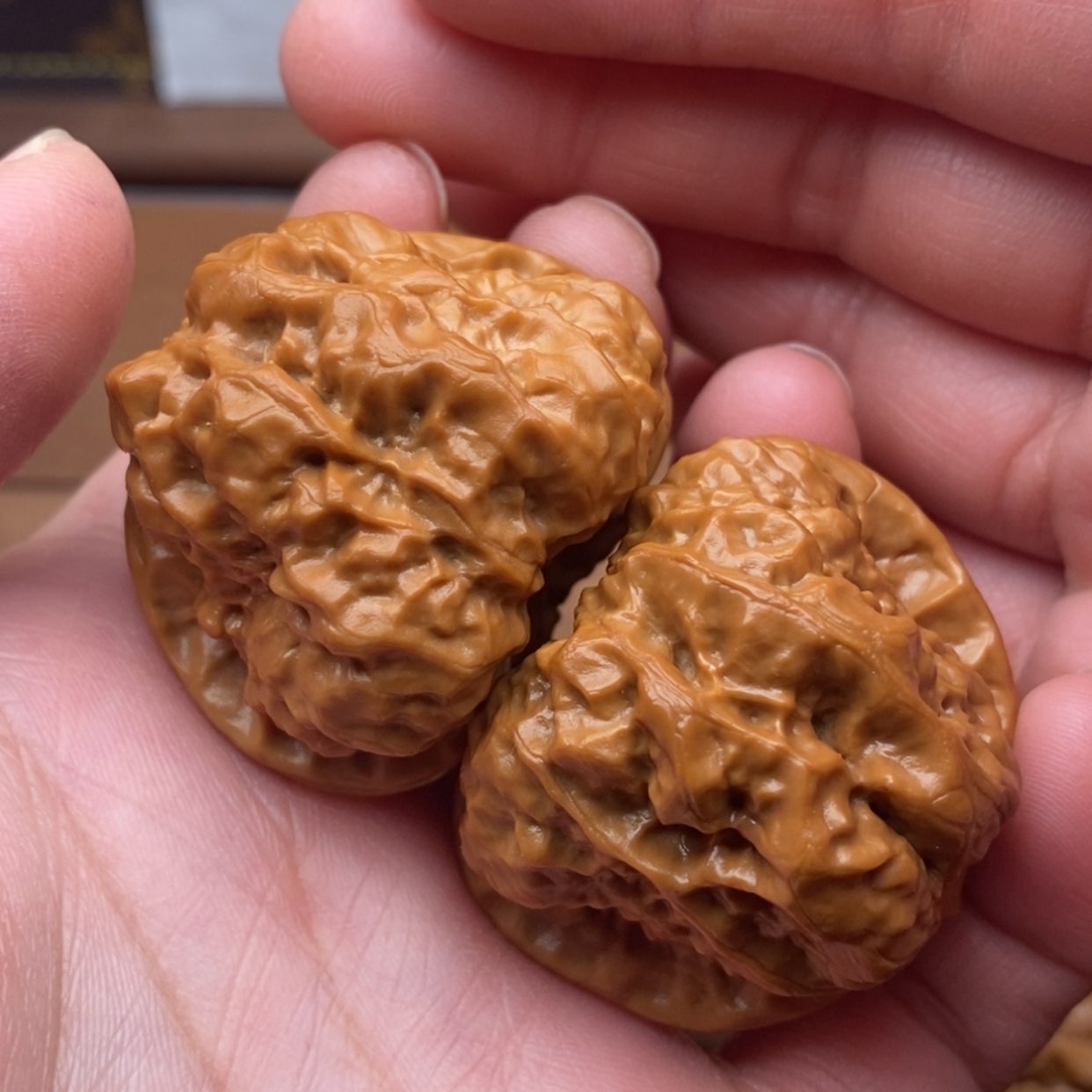 【闪购商品】文玩核桃把件边41左右