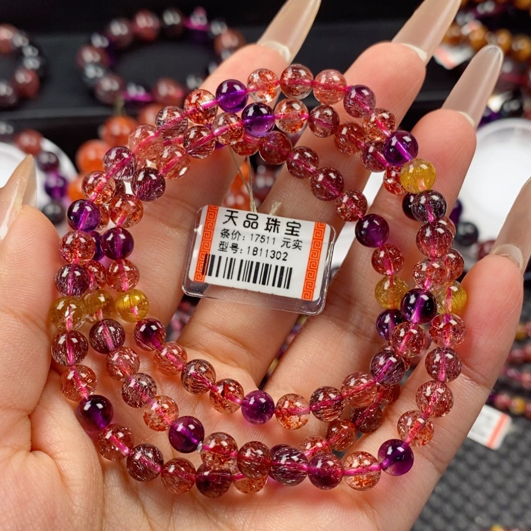 水晶手链未镶嵌哏****蓜稀有色1811302