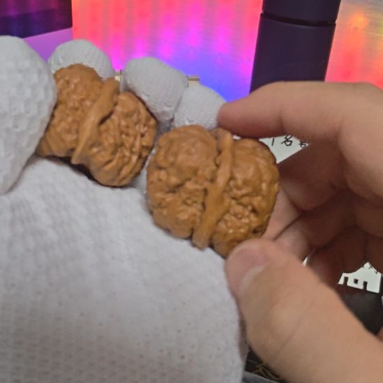 大叶紫檀（黑酸枝木类）文玩核桃