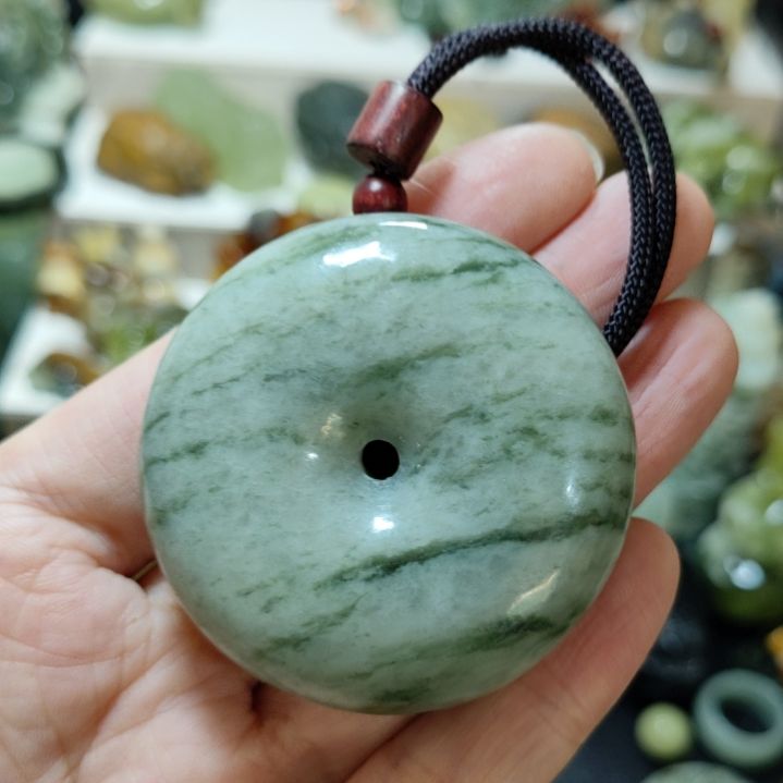 岫玉平安扣未镶嵌