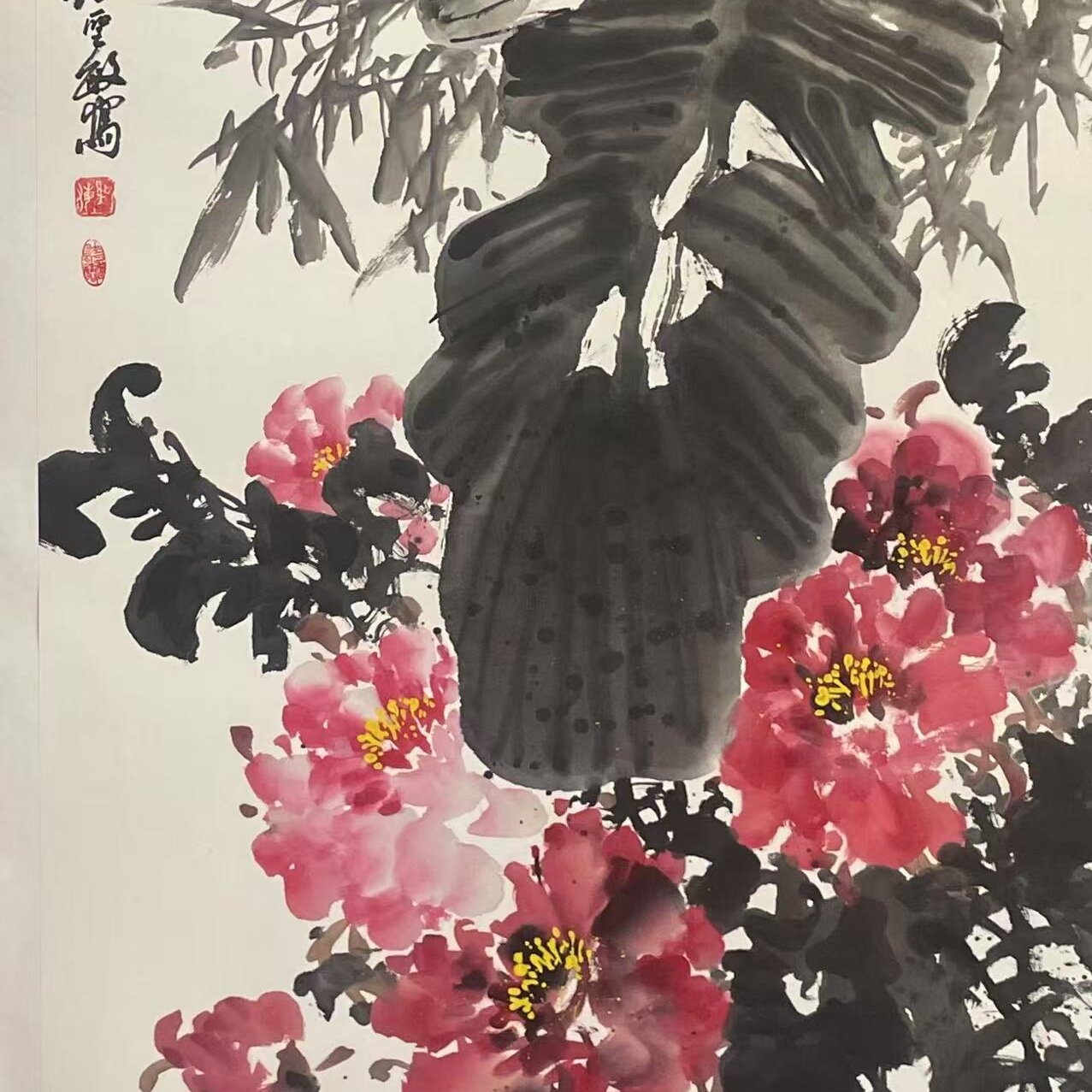 国画花鸟画《富贵春晖》