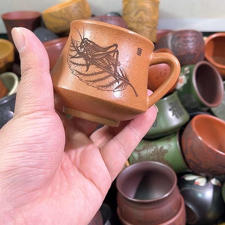 茶杯紫砂全手工紫砂主人杯