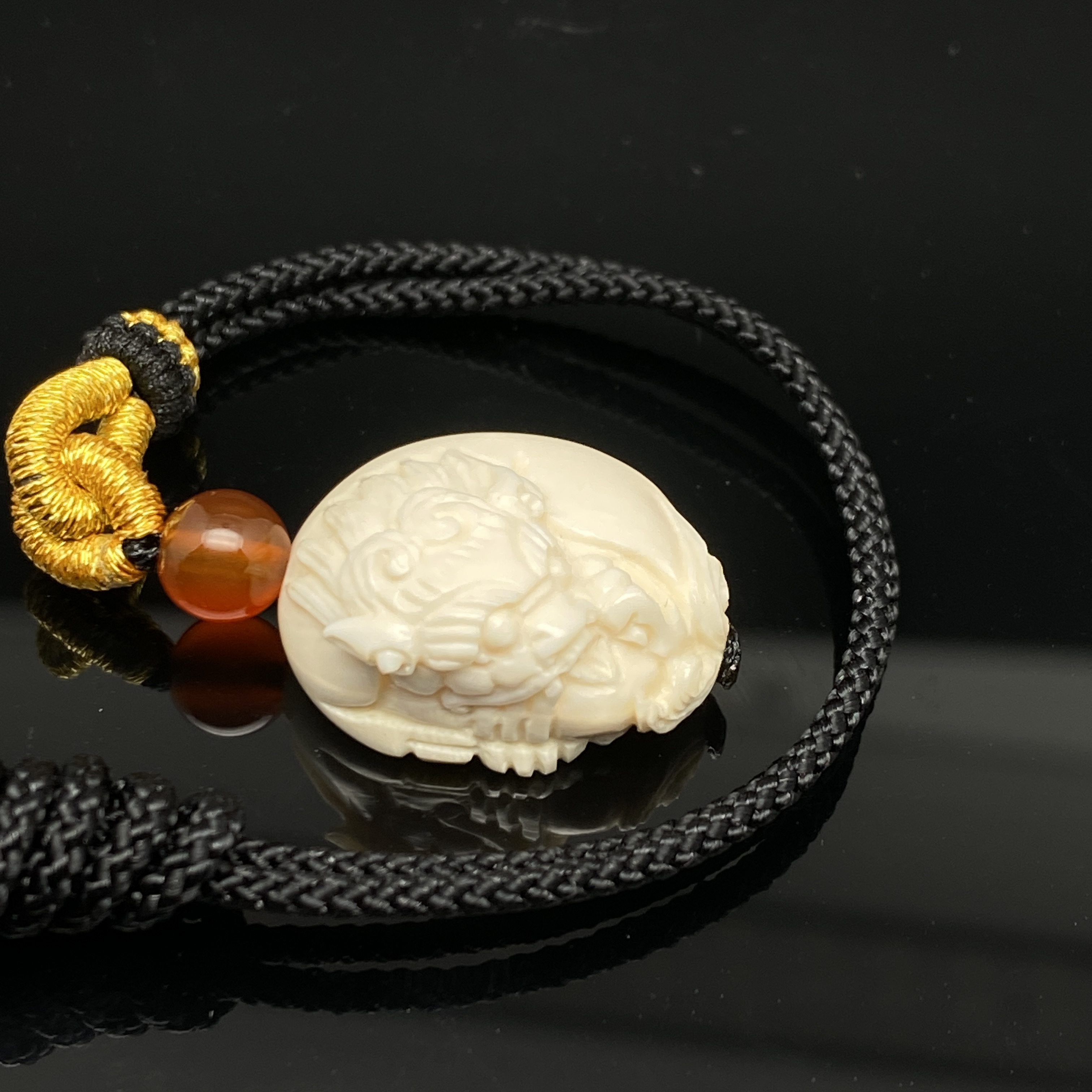 B0220GMD293（多样性发货）猛犸牙貔貅吊坠饰品