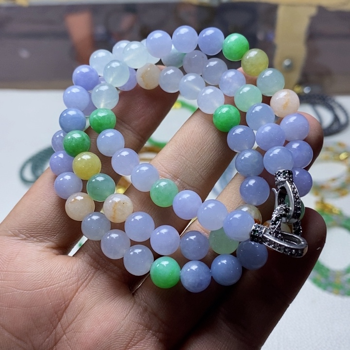 定制翡翠未镶嵌缅甸翡翠a货卡8