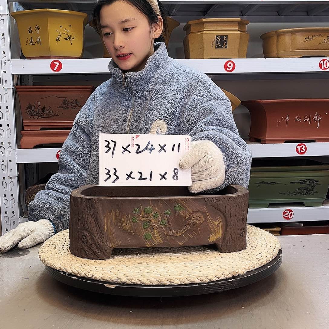 紫砂花盆紫砂花盆