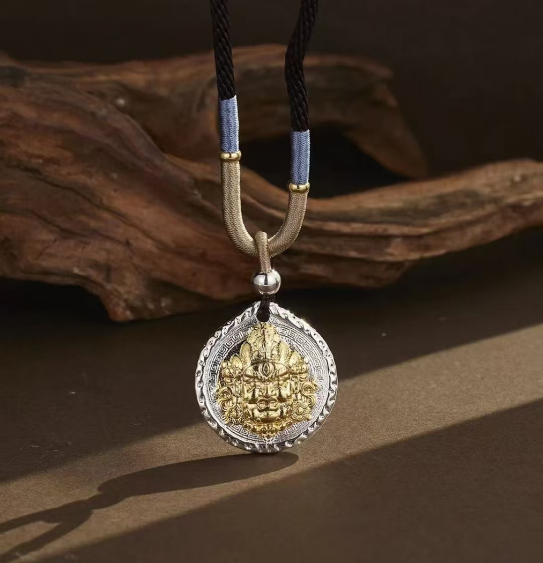 足银银制品 足银银制品 【941】黄财神吊坠