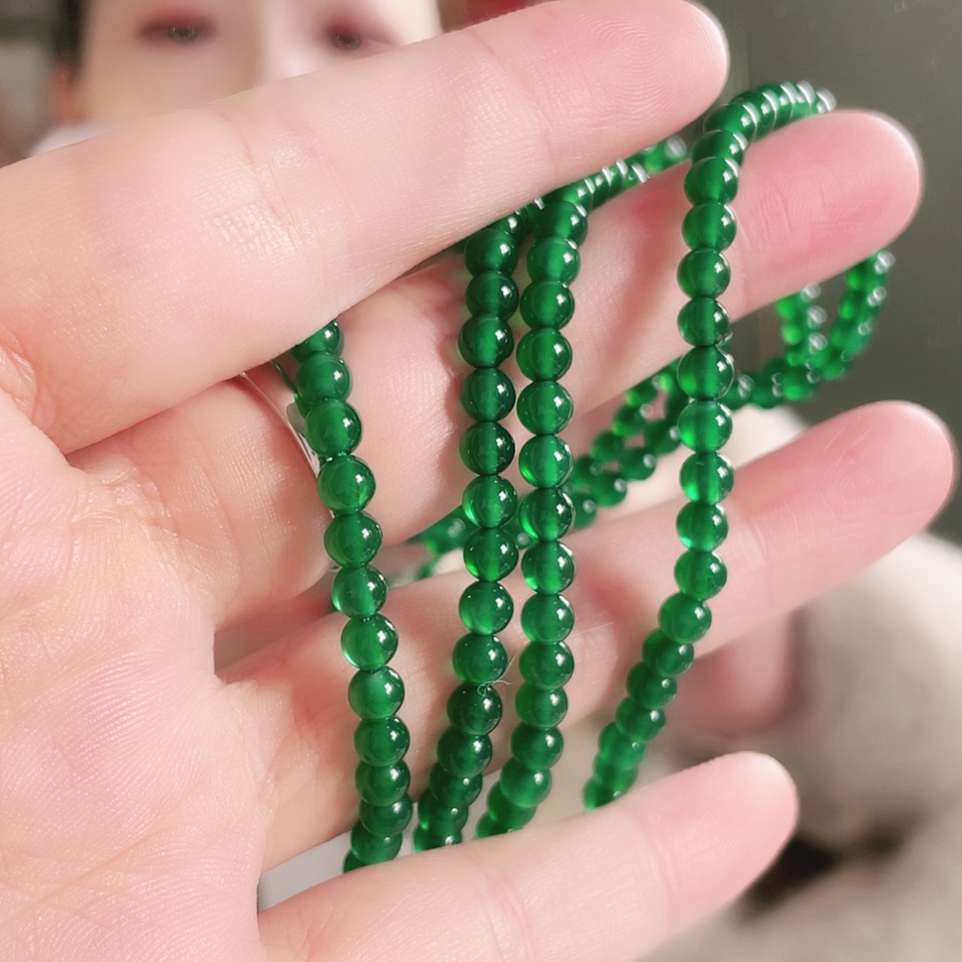 玛瑙/玉髓合金颈饰3毫米60长度