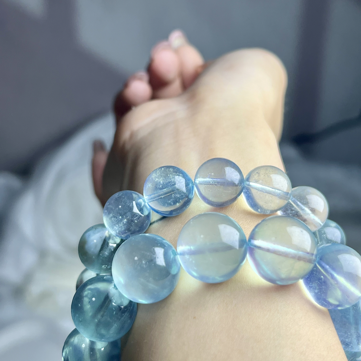 可塘天然水晶批发直播间