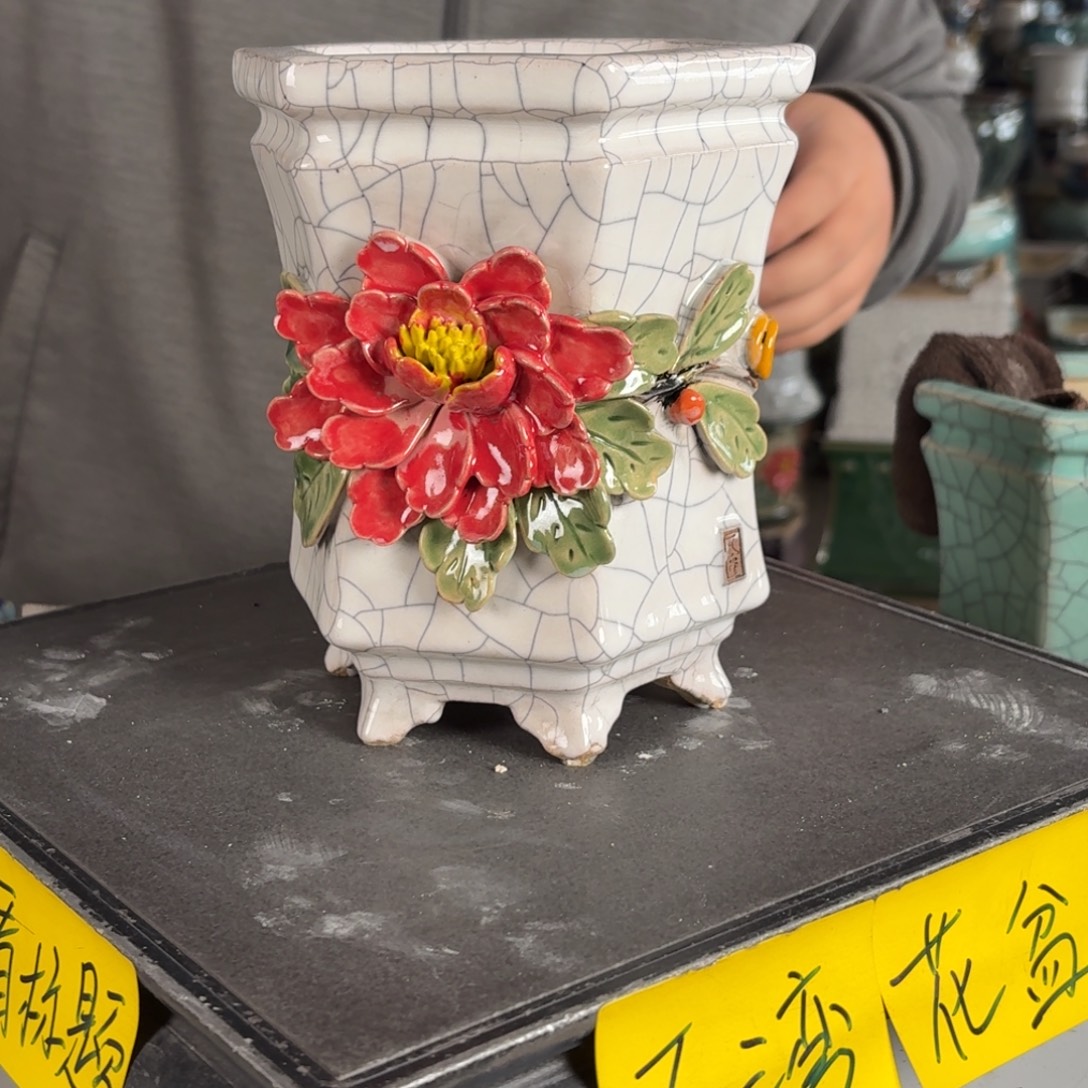 。一风堂石湾花盆 内10*16