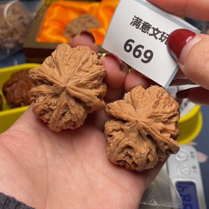 文玩核桃把件粗筋43.669
