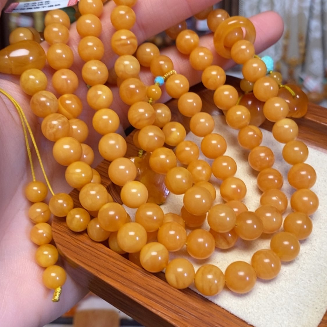 【闪购商品】手链蜜蜡未镶嵌手串