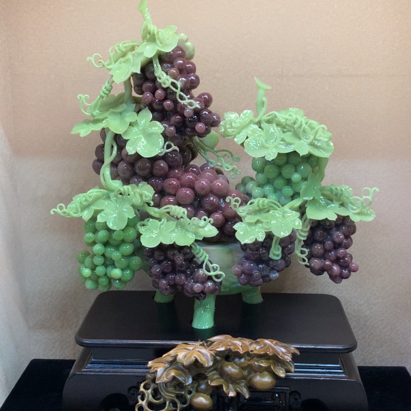 【闪购商品】未镶嵌蛇纹石玉摆件覆膜