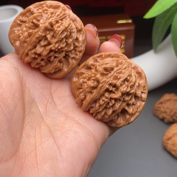 文玩核桃把件四座楼46