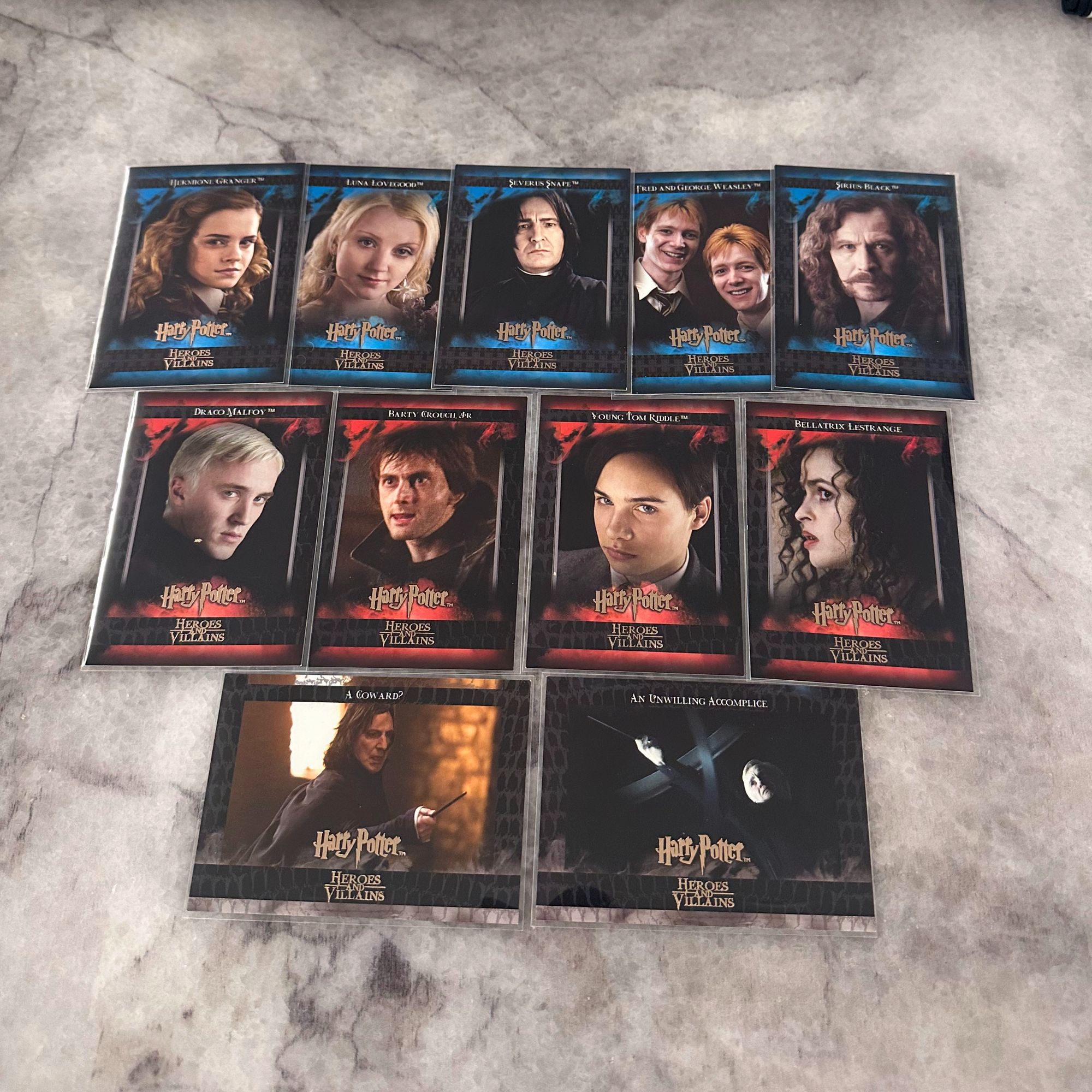 哈利波特「artbox-英雄与反派收藏卡」正版哈利波特盲盒抽卡拆盒