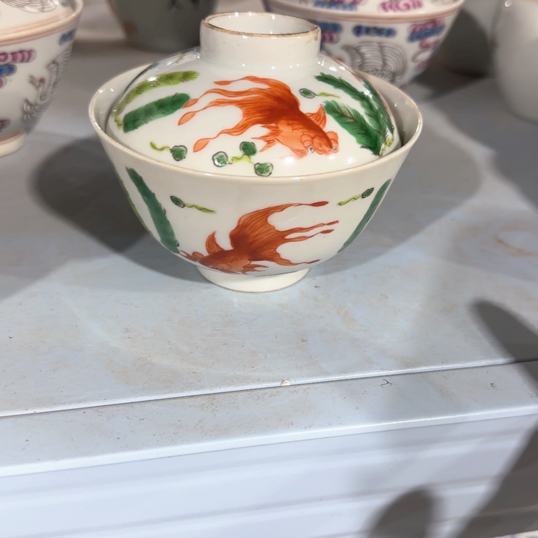 瓷片摆件手绘瓷器全部处理了吧