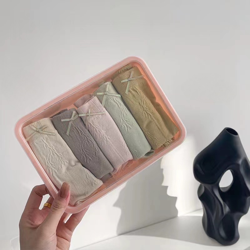 女士纯色软糯休闲短裤亲子(5条装)Z0700