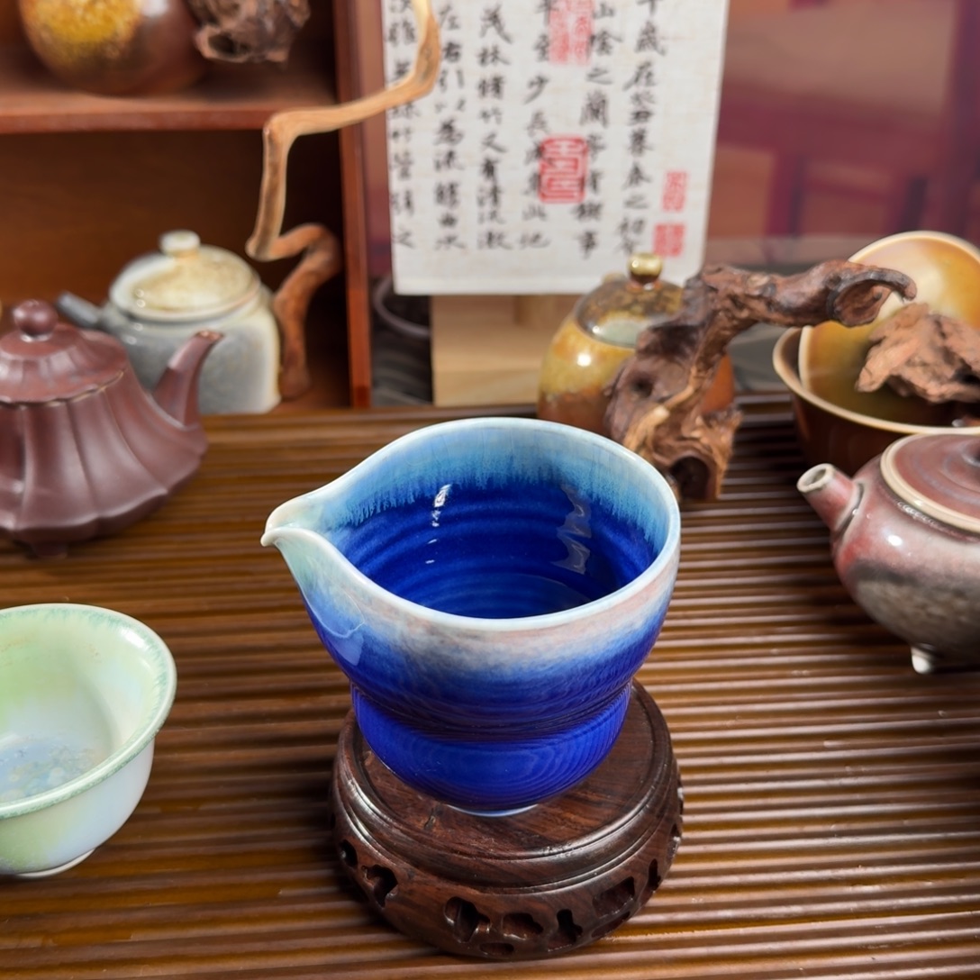 樱***雨景德镇陶瓷纯手工柴烧孤品