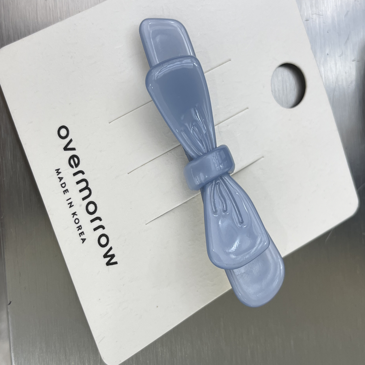 新品 蝴蝶结边夹