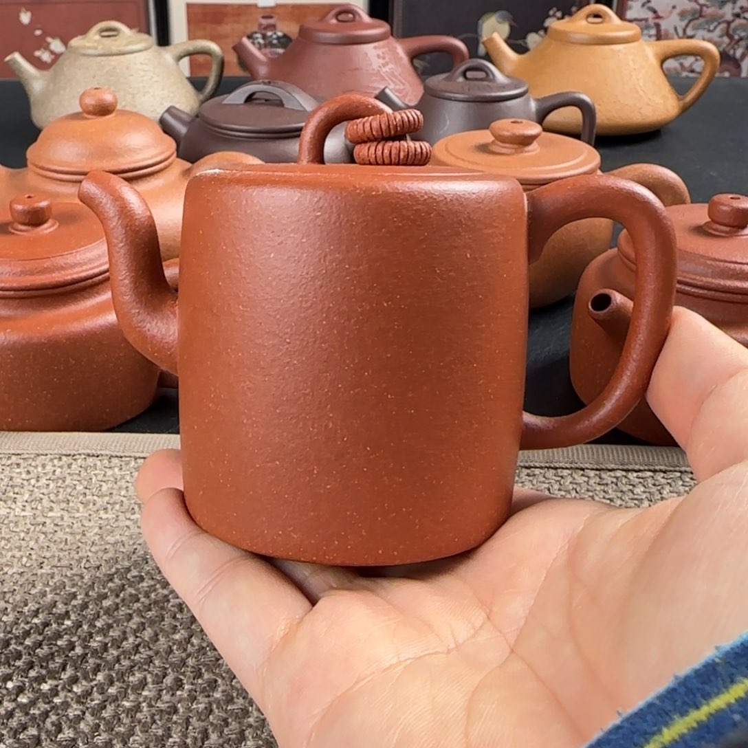 紫砂茶壶福利双圈150红降坡