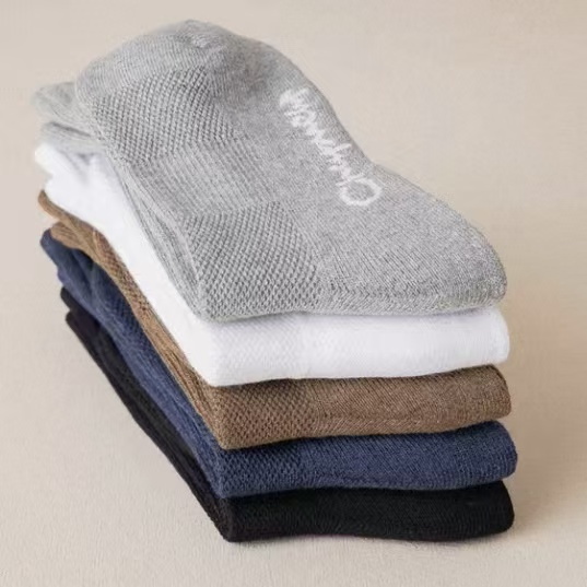 七狼男袜子2双吸汗棉袜