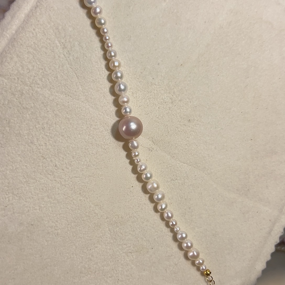 钛钢天然淡水珍珠淡水珍珠