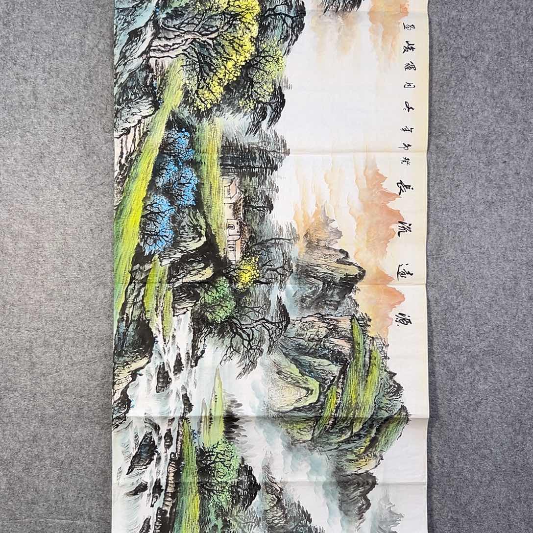 国画874 花鸟在此鸣叫时还要一