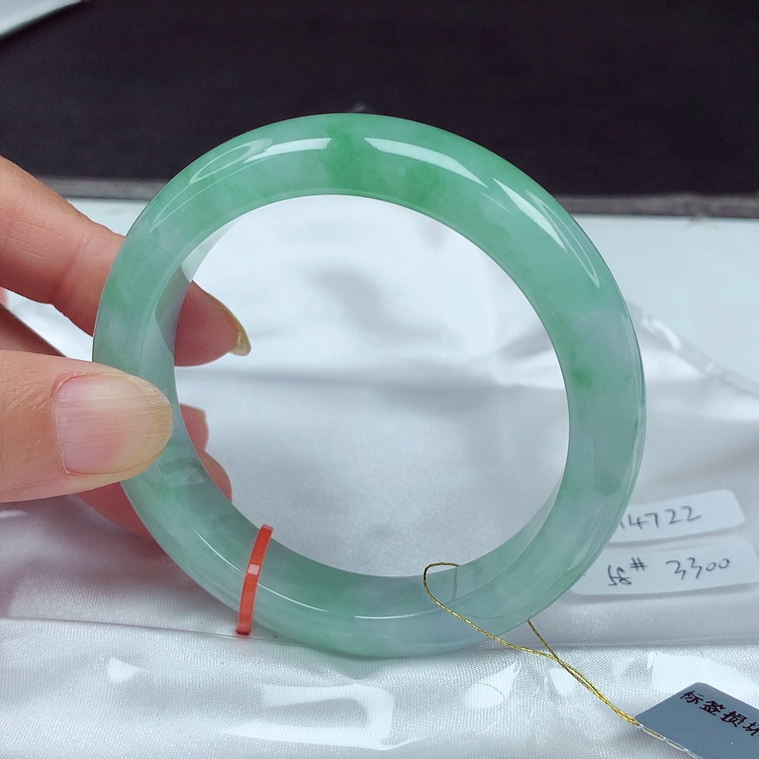 未镶嵌手镯翡翠58圈4722