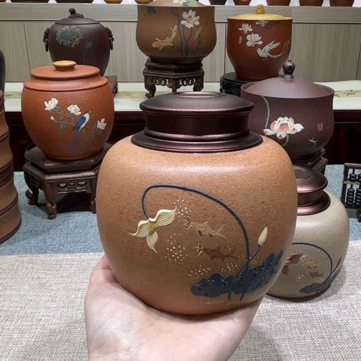 紫砂茶叶罐茶叶罐