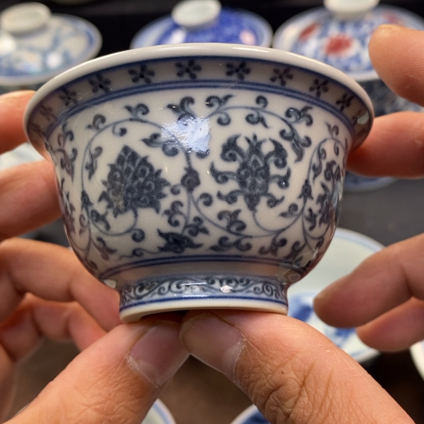 【闪购商品】景德镇青花主人杯