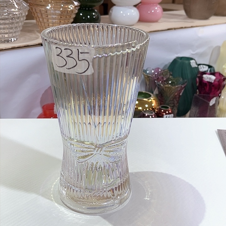 玻璃335高23口12水晶玻璃花瓶嘎嘎好看
