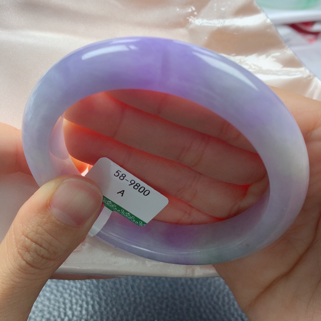 未镶嵌手镯翡翠缅甸天然翡翠A货59正