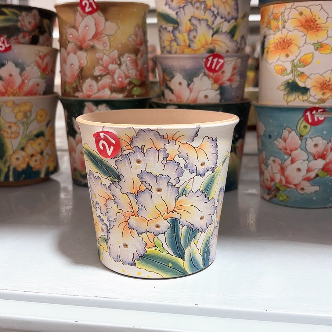 紫砂花盆手工花盆默认微瑕10/10