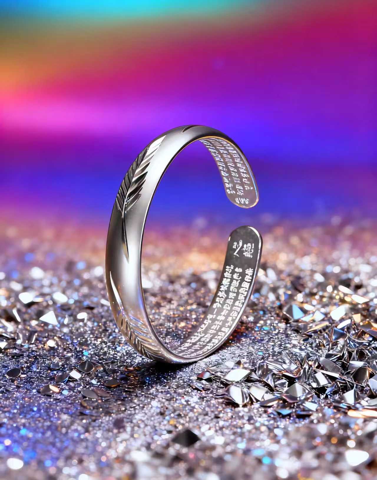 （清货福利）999.9原创设计精工大气枫叶泥鳅背手镯 K001 生肖挂饰