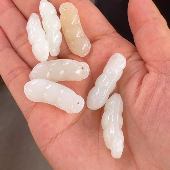 和田玉未镶嵌颈饰多样性发货拍一发一