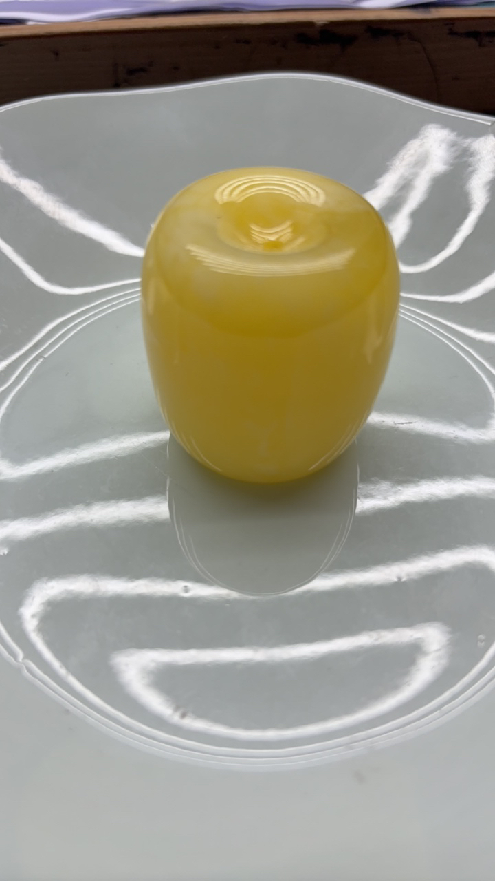 D154琥珀蜜蜡40mm桶珠