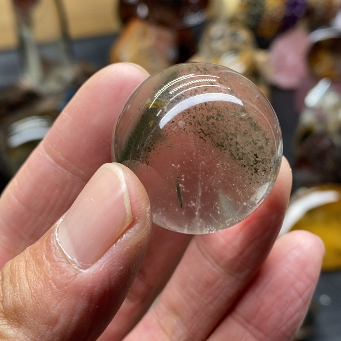 水晶原石摆件手把未镶嵌