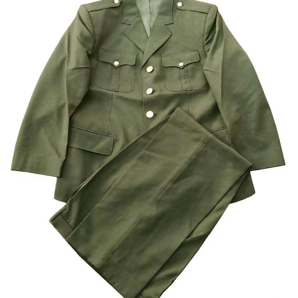 库存凡立丁毛料夏干常服套装