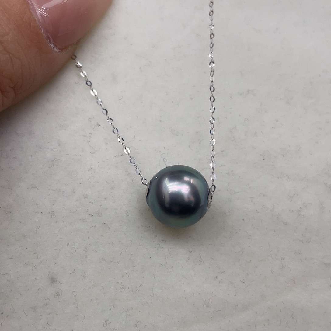 18K金镶嵌海水珍珠颈饰