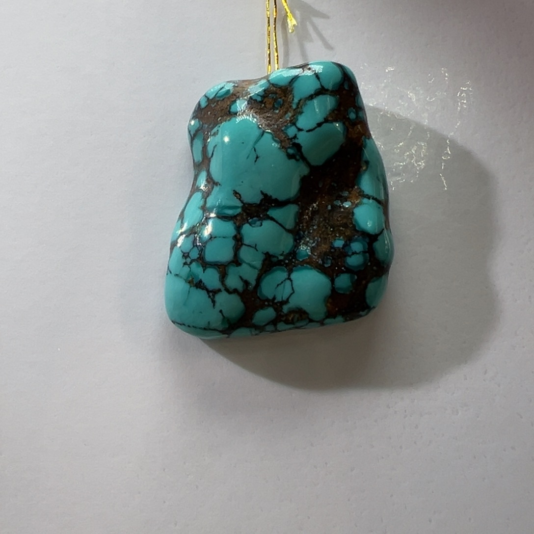 绿松石未镶嵌挂件