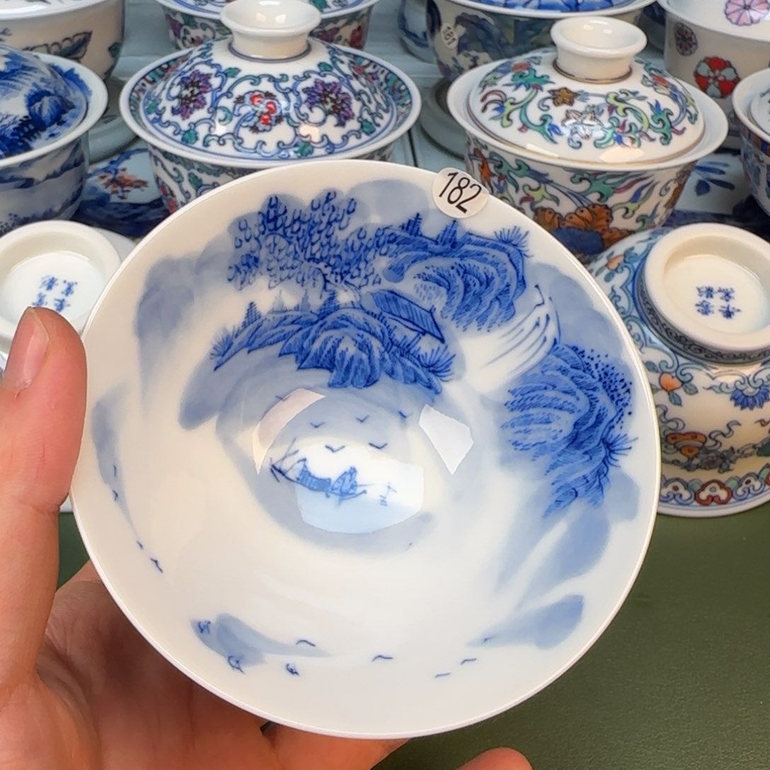 彦祖纯手工手绘茶具182