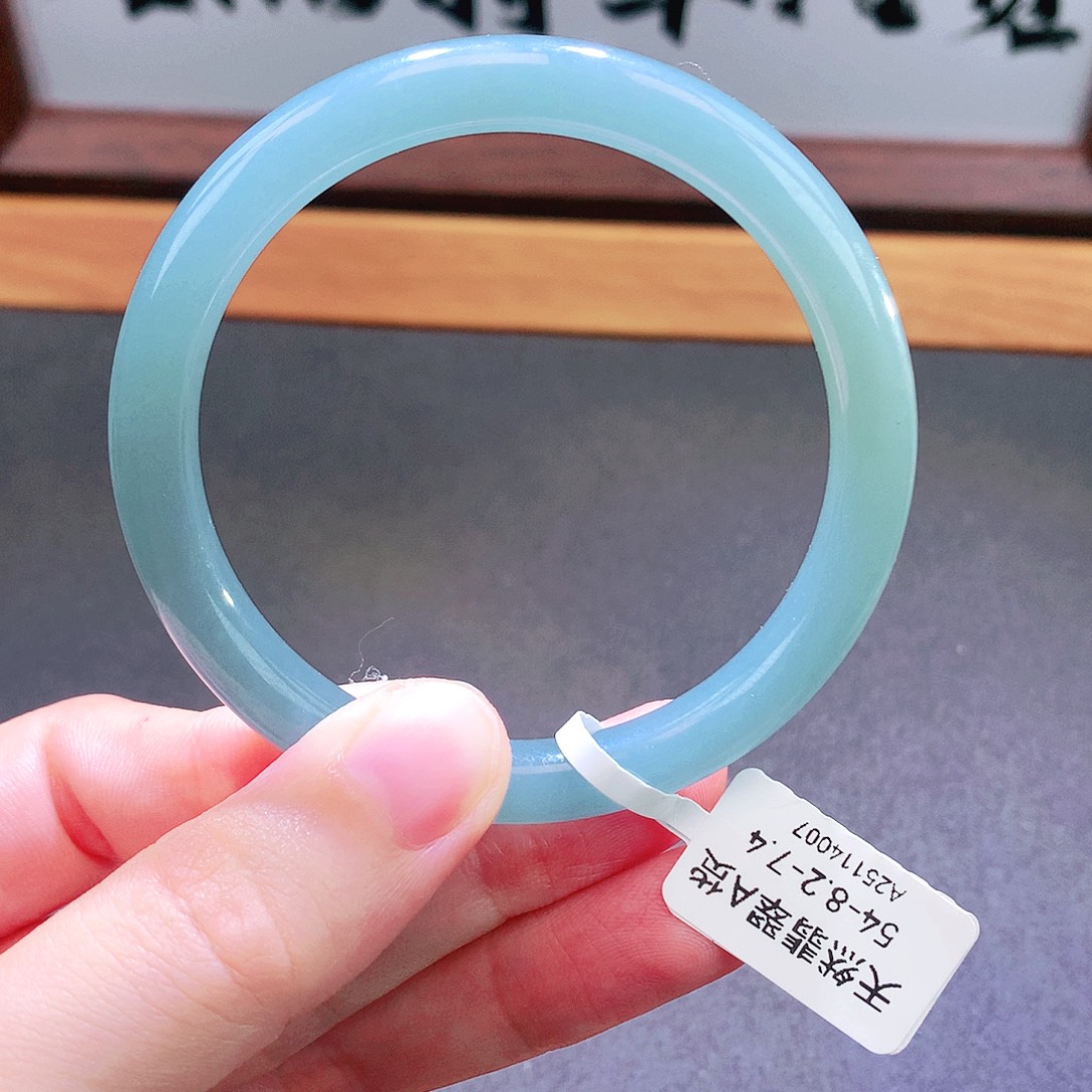 翡翠未镶嵌手镯天然翡翠