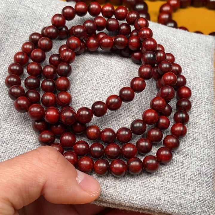 小叶紫檀手串/手链建*8mm