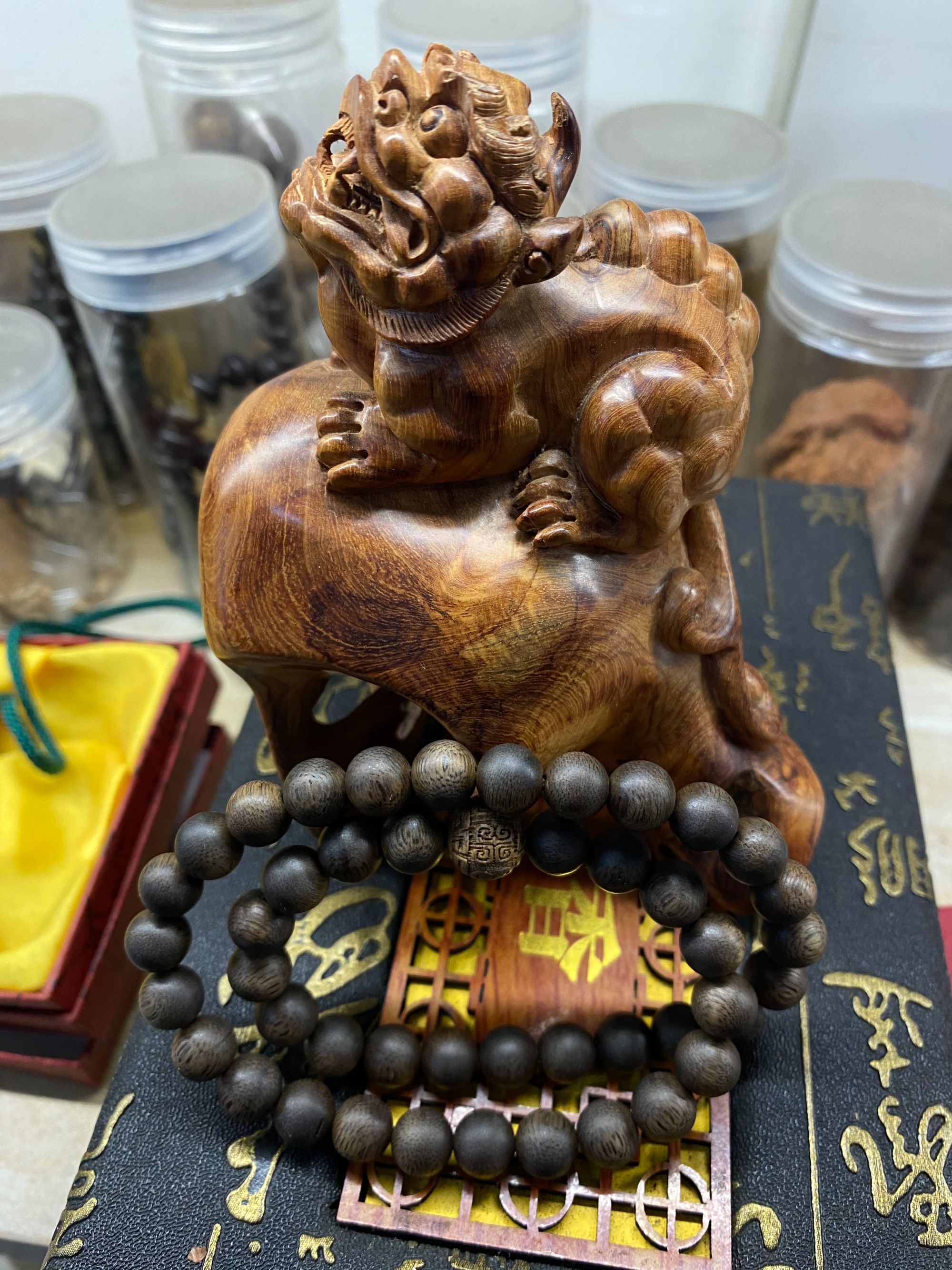 两圈卡8mm*48颗老料香味好保养罐天然纯手工艺制品！！