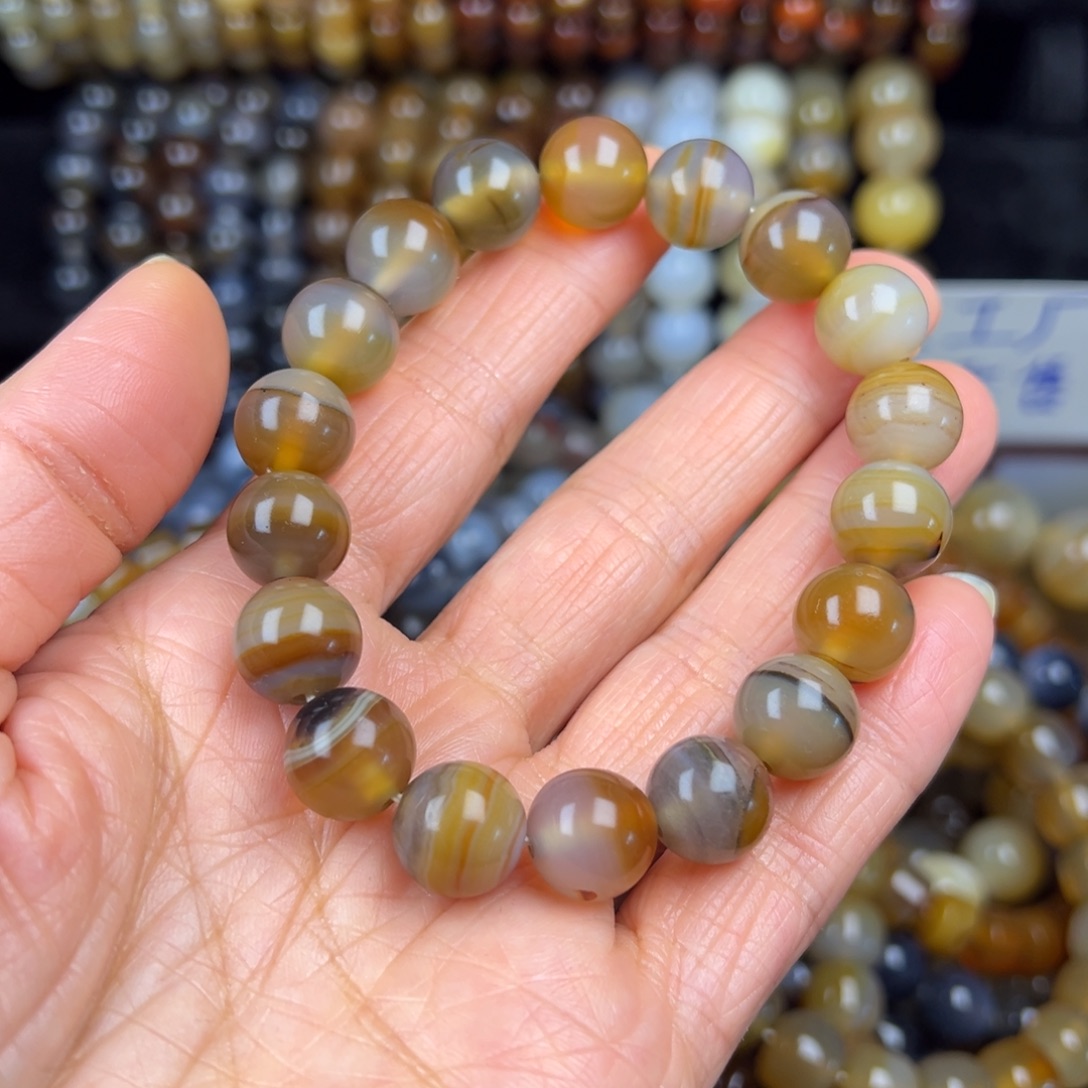 玛瑙/玉髓未镶嵌手链