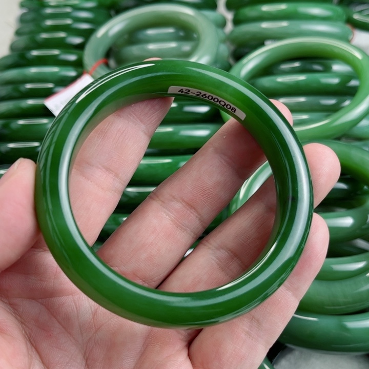 和田玉手镯未镶嵌林*59.6～0